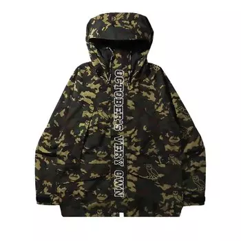 Куртка BAPE x OVO Woodland Camo Snowboard Jacket, зеленый