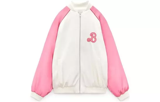 Куртка Barbie X Barbie Cobrand, женская, белая Zara