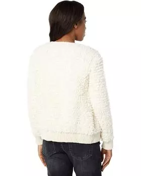 Куртка Barefoot Dreams CozyChic Loop Fringe Jacket, кремовый