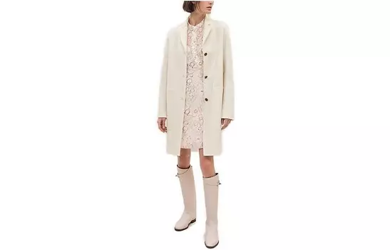 Куртка бархатная женская Hermes, белый