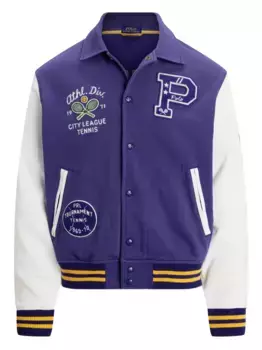 Куртка Baseball POLO RALPH LAUREN, фиолетовый