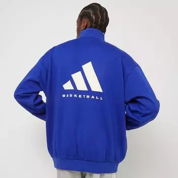 Куртка Basketball Fleece Half Zip adidas Originals, цвет lucid blue