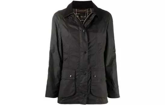 Куртка Beadnell Wax Cotton BARBOUR, оливково-зеленый