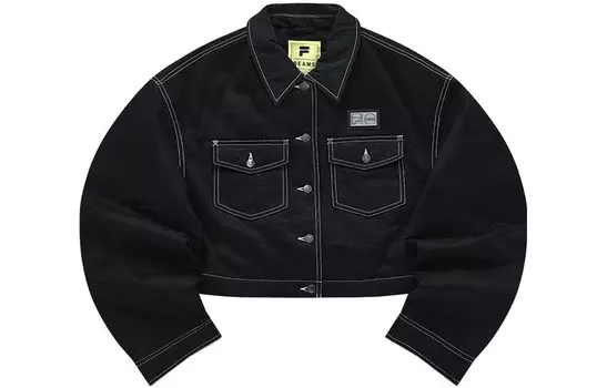 Куртка Beams X BEAMS Co-branded Series для женщин, цвет: черный-BK Fila Fusion