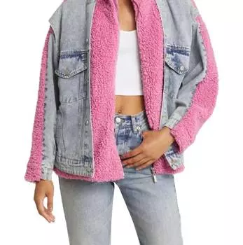 Куртка Bear Hug розового цвета BLANKNYC