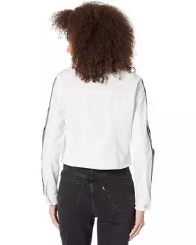 Куртка Bebe Logo Jeans Jacket, белый
