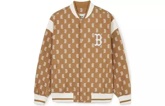 Куртка бейсбольная Boston Red Sox унисекс хаки Mlb