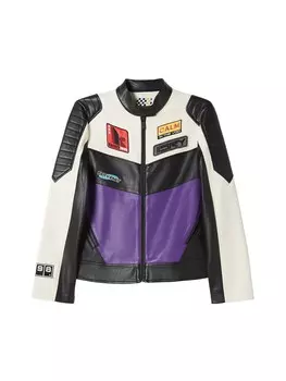 Куртка Bershka Between-Season, темно-фиолетовый