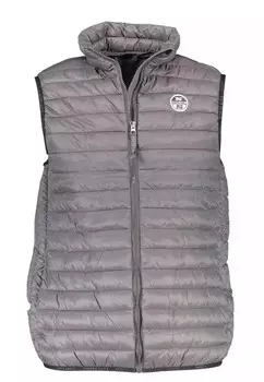 Куртка без рукавов e с карманами и молнией с логотипом North Sails, серый