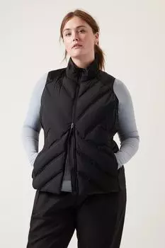Куртка без рукавов Inlet Gilet Athleta, черный