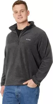 Куртка Big & Tall Steens Mountain 1/2 Zip Columbia, цвет Charcoal Heather