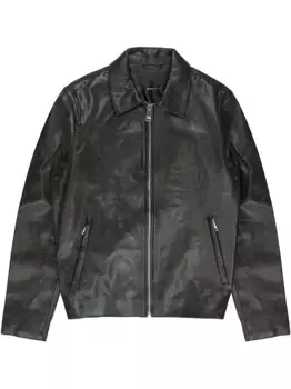 Куртка Black на молнии Purple Brand, черный