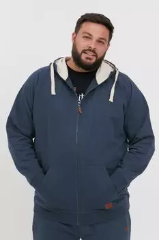 Куртка BLEND Kapuzensweatjacke, синий