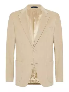 Куртка Boggi Milano Regular fit Suit Jacket, бежевый