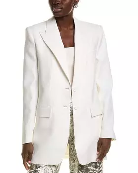 Куртка бойфренда из соболиной кожи от Michael Kors Collection, белый