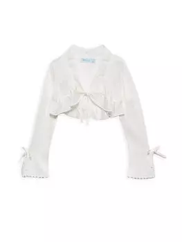 Куртка-Болеро стандартный крой 5383 Abel & Lula, белый