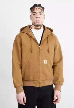 Куртка-бомбер Active Jacket Carhartt WIP, цвет hamilton brown rinsed