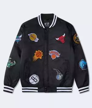 Куртка-бомбер Aeropostale Nba Team Logos, черный