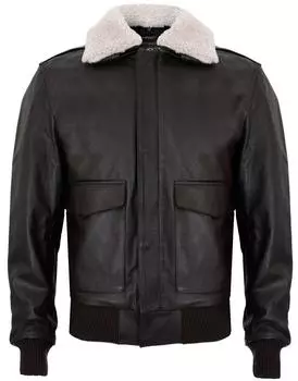 Куртка-бомбер Air Force A2 из коровьей кожи, Монреаль Infinity Leather, коричневый