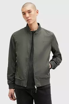Куртка-бомбер AllSaints BASSETT, зеленый