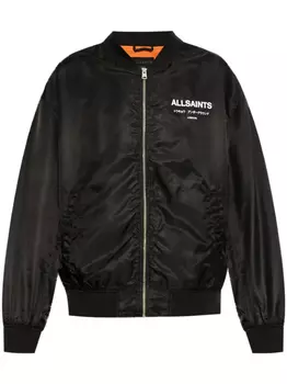 Куртка-бомбер AllSaints Underground, черный
