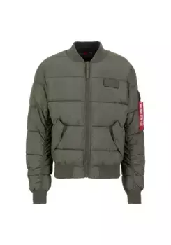 Куртка-бомбер Alpha Industries " Alpha Industries Мужчины - Куртки-бомберы MA-1 Puffer Bomber", оливковый