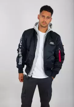 Куртка-бомбер Alpha Industries " Alpha Industries Мужчины - Куртки-бомберы MA-1 D-Tec SE", синий