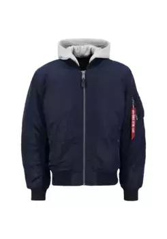 Куртка-бомбер Alpha Industries " Alpha Industries Мужчины - Куртки-бомберы MA-1 ZH Back EMB ", синий