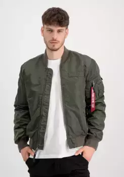Куртка-бомбер Alpha Industries " Alpha Industries Мужчины - Куртки-бомберы MA-1 VF Authentic Overdyed ", оливковый