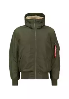 Куртка-бомбер Alpha Industries " Alpha Industries Мужчины - Куртки-бомберы MA-1 Hooded", зеленый