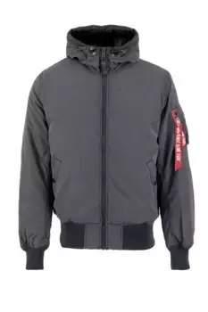 Куртка-бомбер Alpha Industries " Alpha Industries Мужчины - Куртки-бомберы MA-1 Hooded Reflective", черный