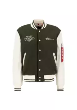 Куртка-бомбер Alpha Industries " Alpha Industries Мужчины - Куртки-бомберы Varsity Air Force Jacket", оливковый