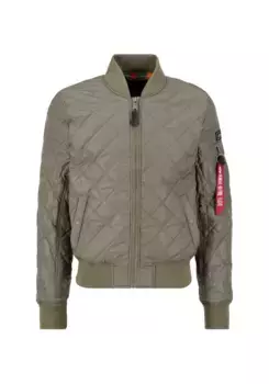Куртка-бомбер Alpha Industries " Alpha Industries Мужчины - Куртки-бомберы MA-1 DQ Jacket", оливковый