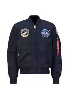 Куртка-бомбер Alpha Industries " Alpha Industries Мужчины - Куртки-бомберы MA-1 VF NASA LP", синий