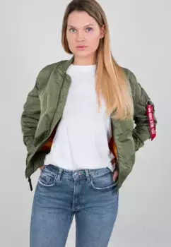 Куртка-бомбер Alpha Industries " Alpha Industries Women - Куртки-бомберы и летные куртки MA-1 TT Wmn", зеленый