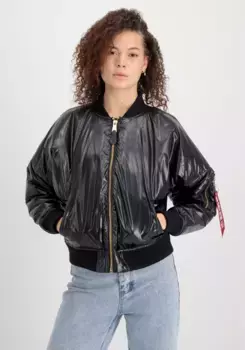 Куртка-бомбер Alpha Industries " Alpha Industries Women - Куртки-бомберы MA-1 OS Metallic Wmn", черный
