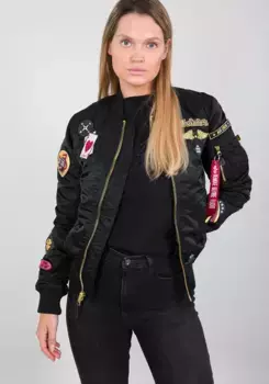 Куртка-бомбер Alpha Industries " Alpha Industries Women - Куртки-бомберы MA-1 Custom Wmn", черный