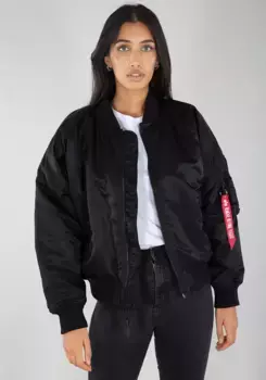 Куртка-бомбер Alpha Industries " Alpha Industries Women - Куртки-бомберы MA-1 OS Wmn", черный