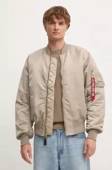 Куртка-бомбер Alpha Industries, бежевый