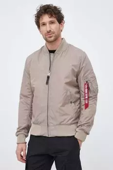 Куртка бомбер Alpha Industries, бежевый