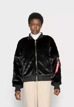 Куртка-бомбер Alpha Industries, черный