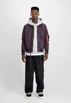 Куртка-бомбер Alpha Industries, фиолетовый