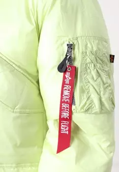 Куртка-бомбер Alpha Industries, светло-зеленый