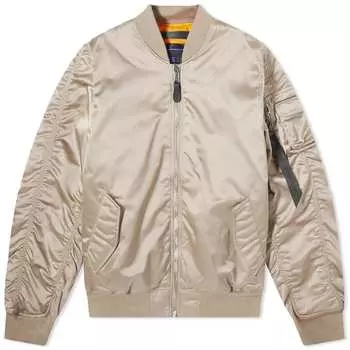 Куртка бомбер Alpha Industries Uv Ma-1, цвет Vintage Sand