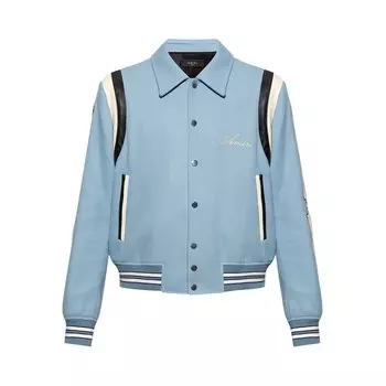 Куртка-бомбер Amiri Varsity Bones, темно-синий