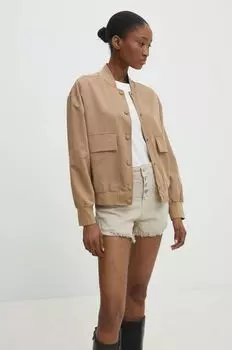 Куртка бомбер Answear Lab, коричневый
