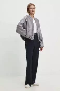 Куртка бомбер Answear Lab, серебряный