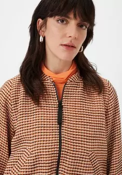 Куртка-бомбер AUS BOUCL comma casual identity, абрикос