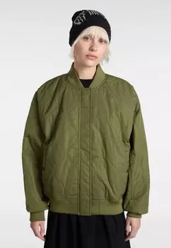 Куртка-бомбер BENNETT QUILTED BOMBER Vans, зеленый