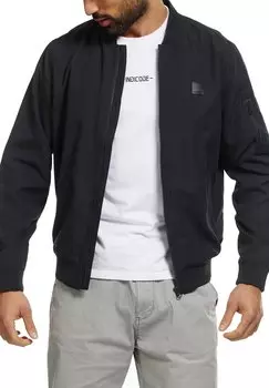 Куртка-бомбер bergangs Maxim INDICODE JEANS, черный